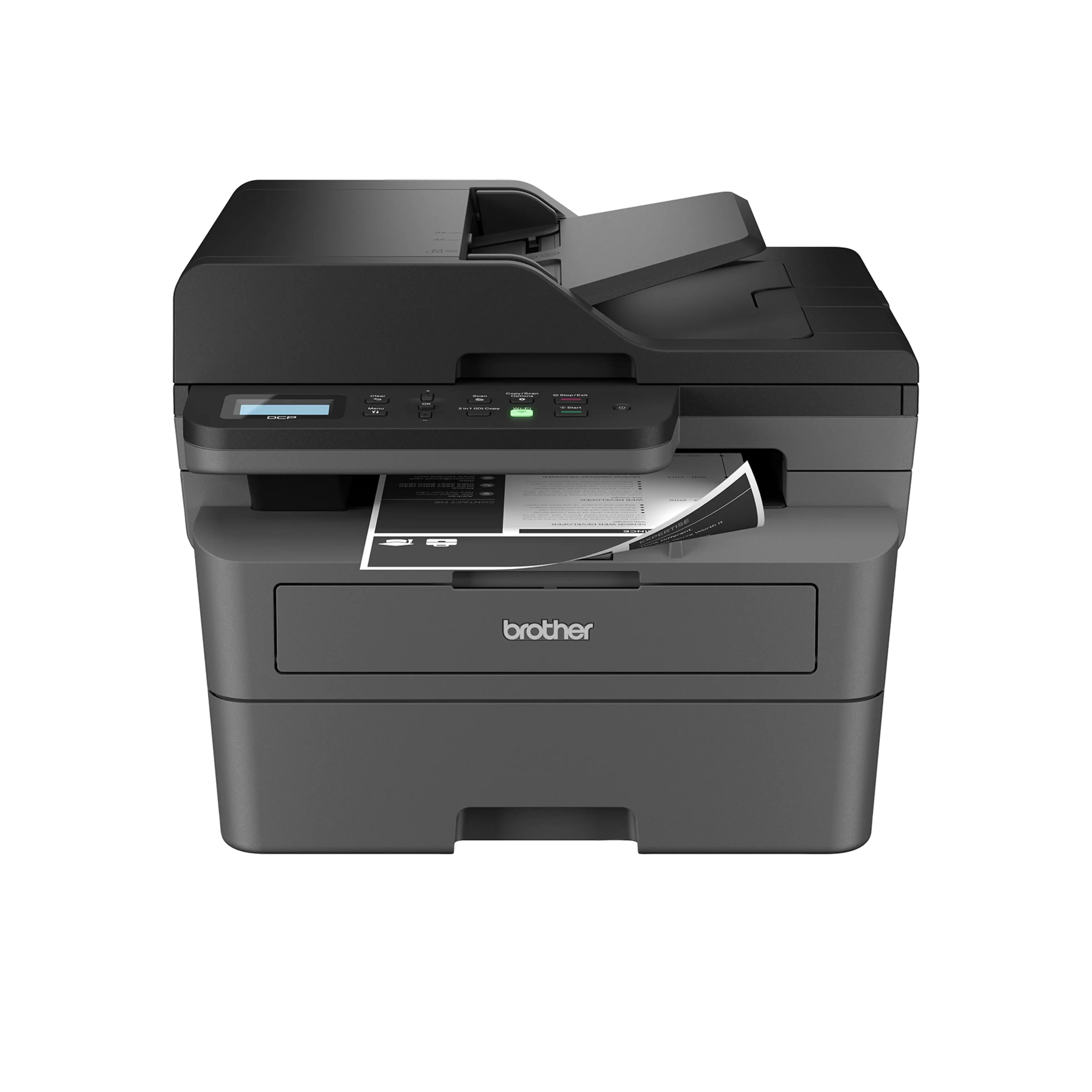 Brother DCP-L2640DW Business-Ready Monochrome Multifunction Laser Printer with Print, Copy and Scan, Mobile Printing, 700 Prints In-box