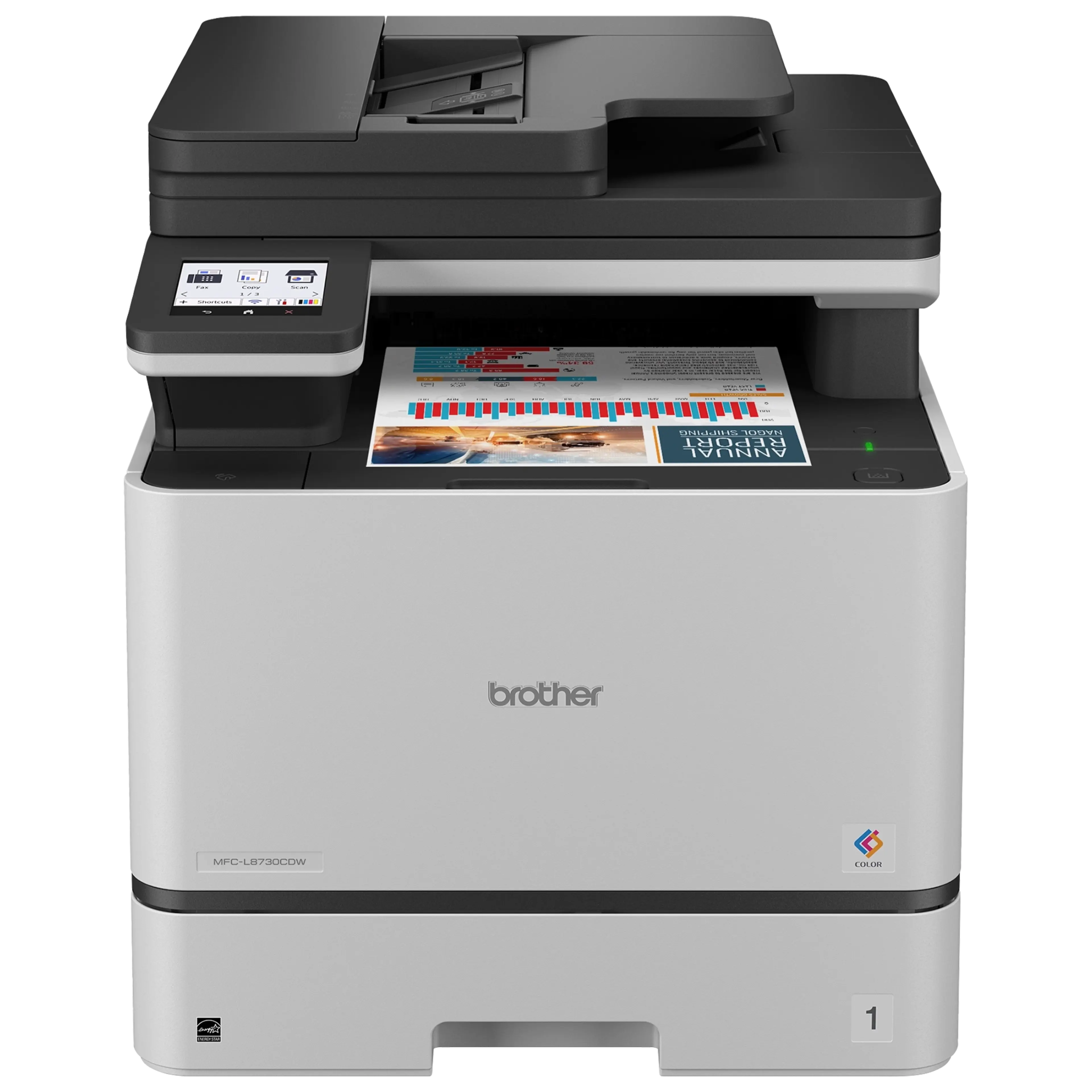 Brother MFC-L8730CDW Business Colour Laser All-in-One Printer with Duplex Print, Scan, Copy, and Wireless Networking
