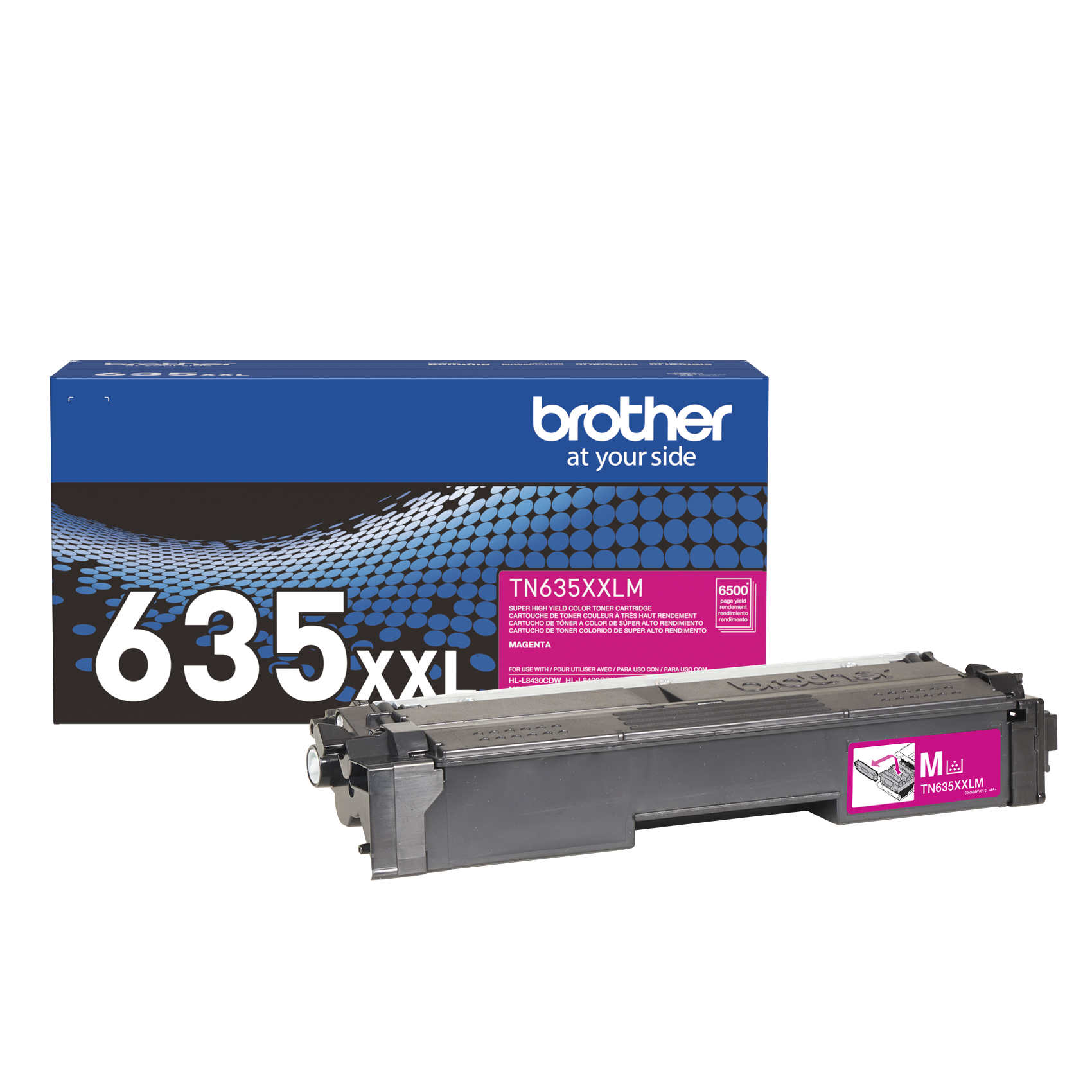 Brother Genuine TN635XXLM Super High Yield Magenta Toner Cartridge