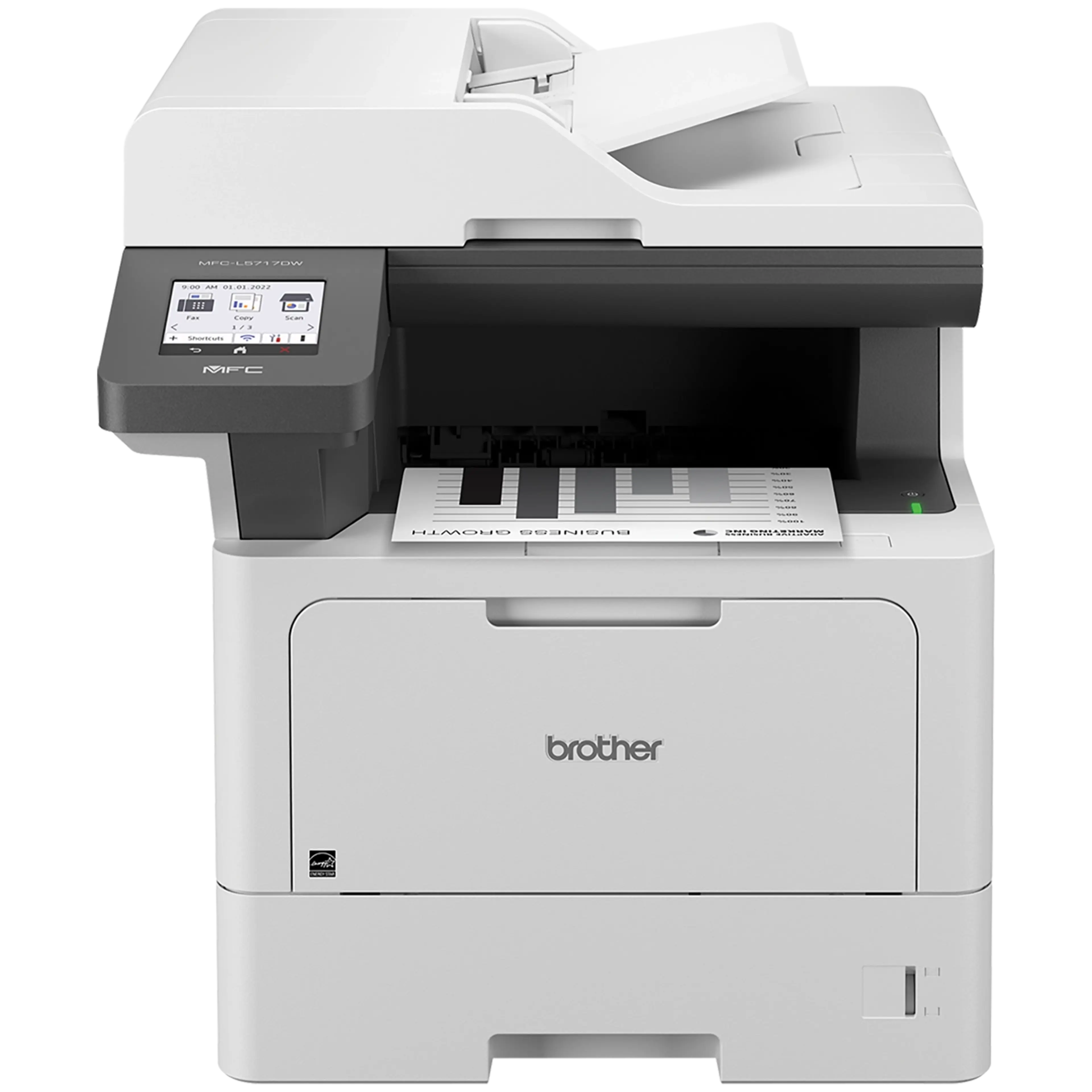 Brother MFC-L5717DW Business Monochrome Laser All-in-One Printer with Wireless Networking and Duplex Print, Scan, and Copy
