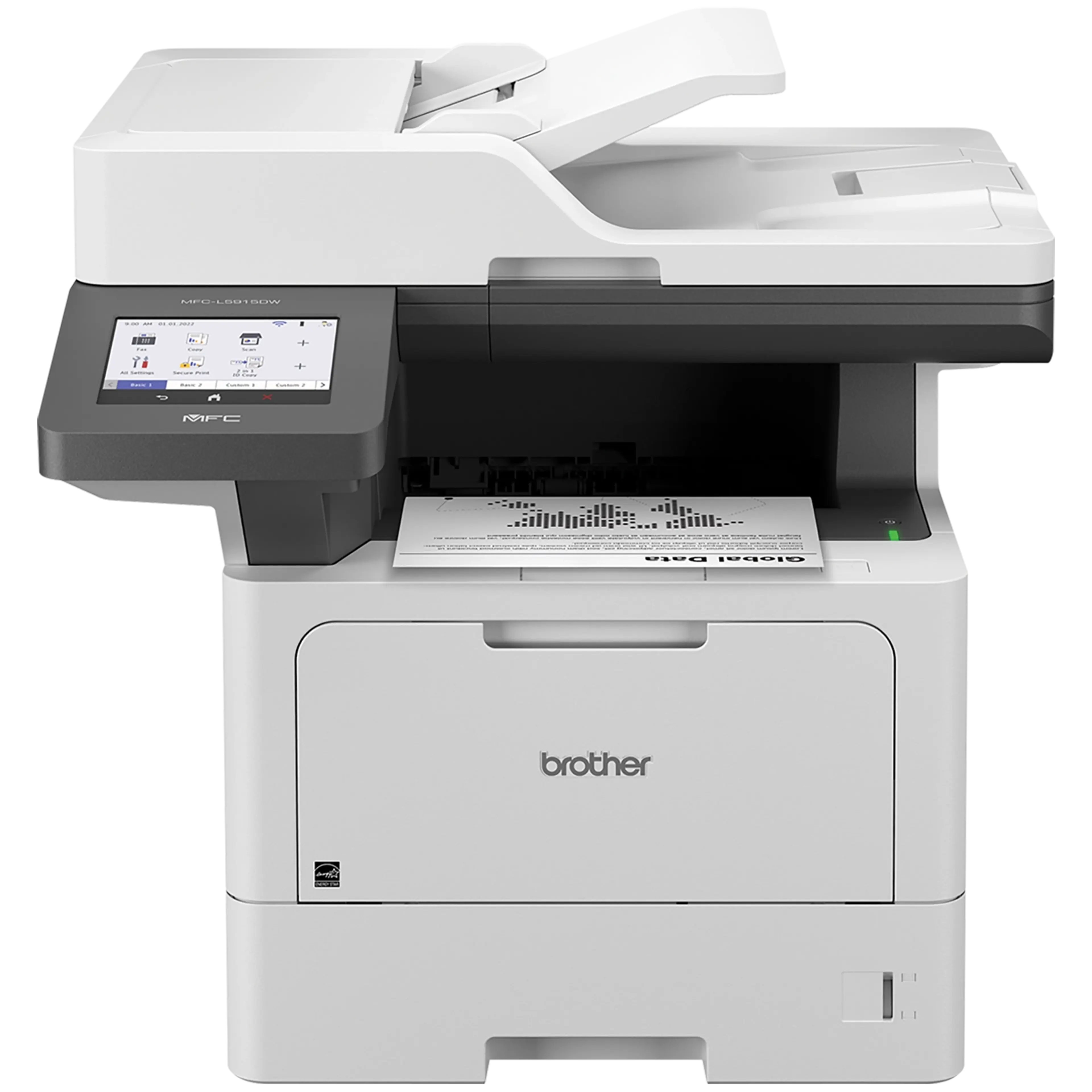 Brother MFC-L5915DW Business Monochrome Laser All-in-One Printer with Low-cost Printing, Wireless Networking and Duplex Print, Scan, and Copy