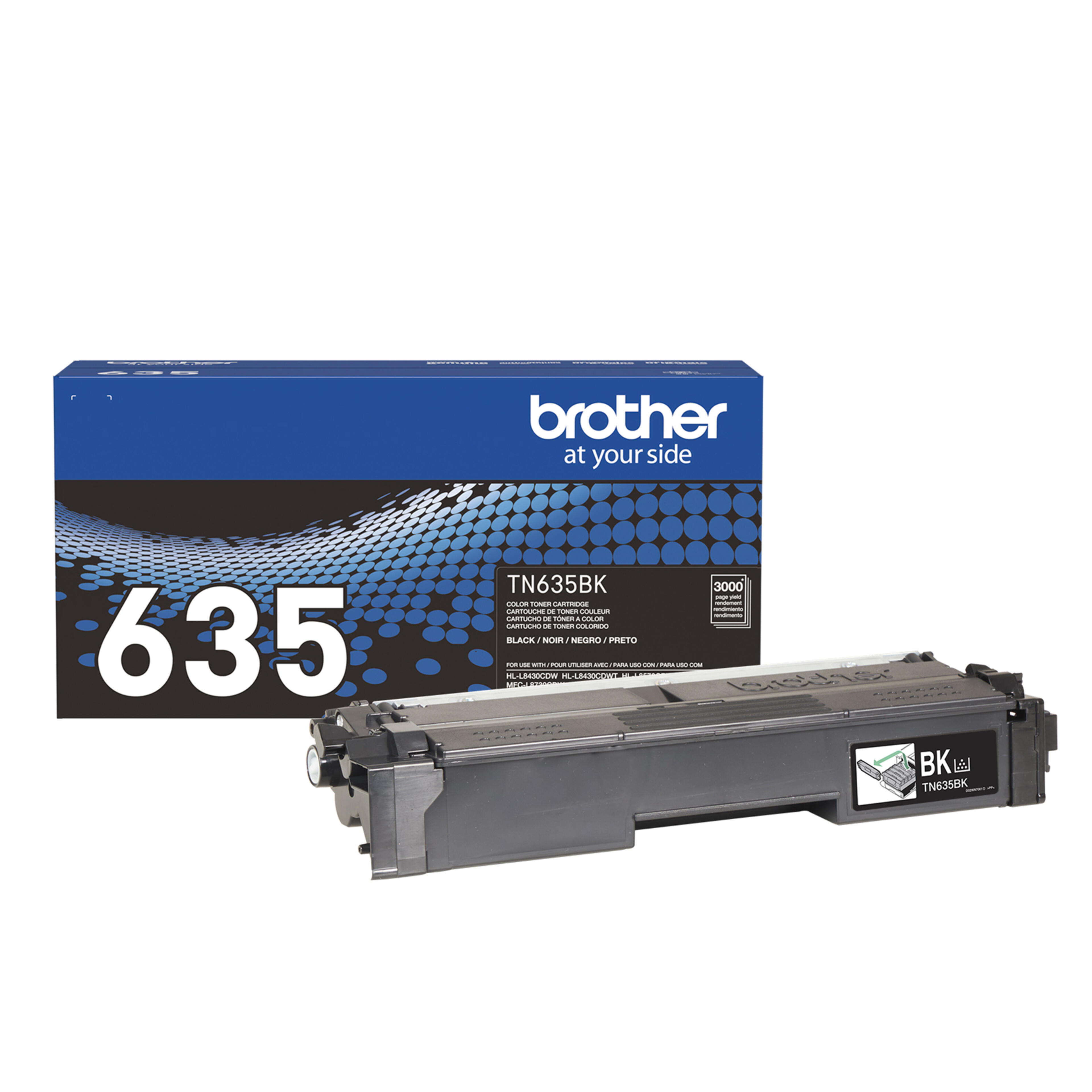 Brother Genuine TN635BKStandard Yield Black Toner Cartridge