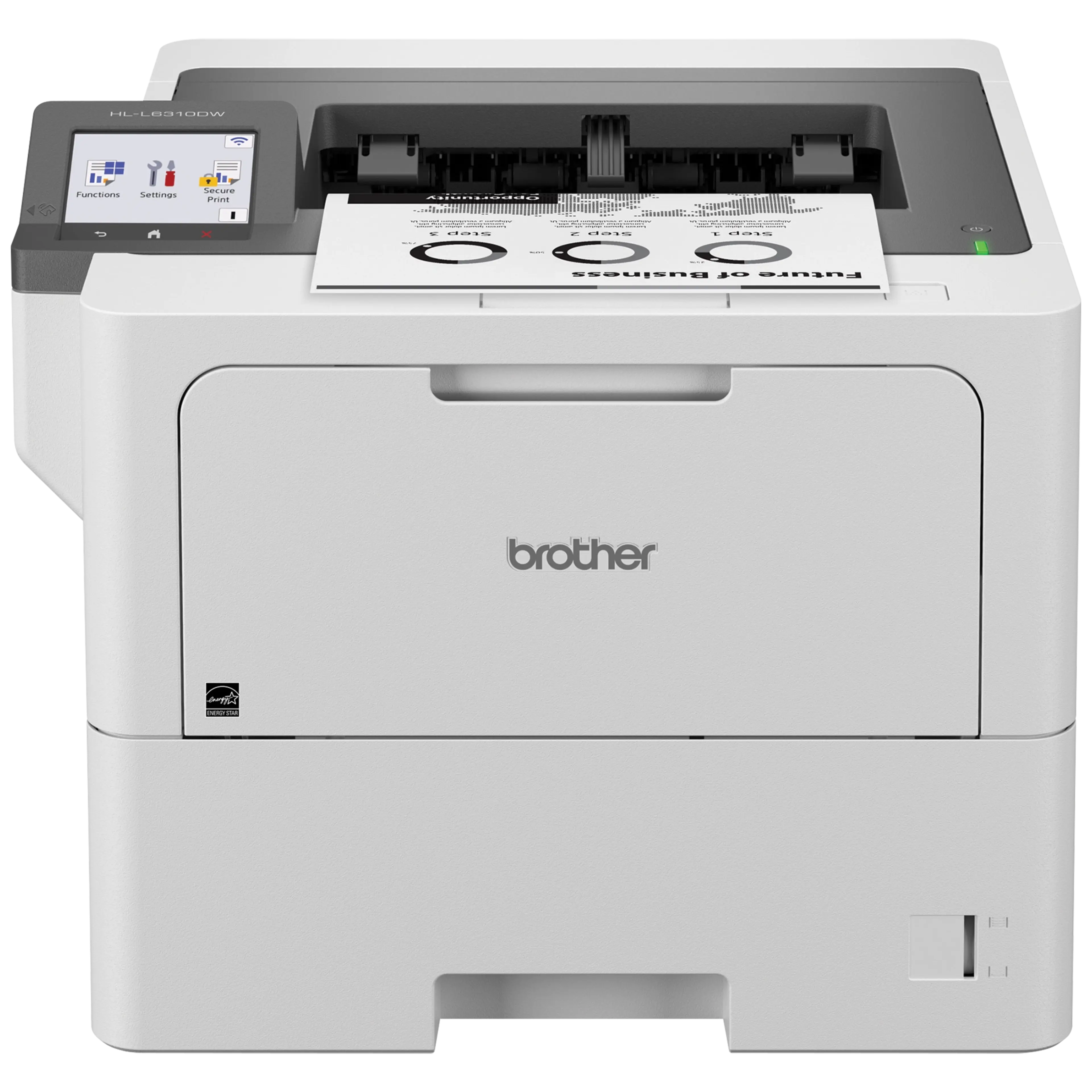 Brother HL-L6310DW Enterprise Monochrome Laser Printer with Low-cost Printing, Wireless Networking, and Large Paper Capacity