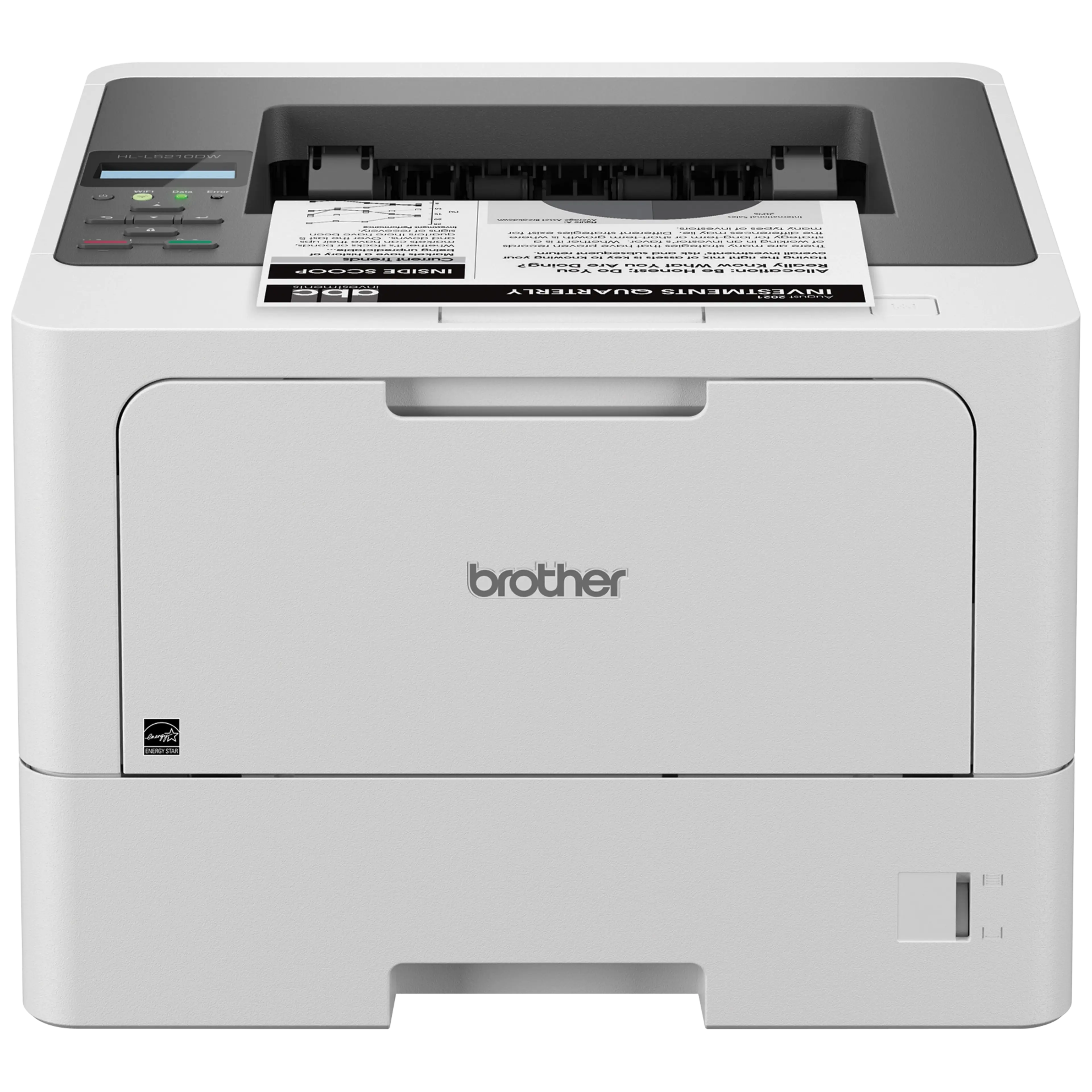 Brother HL-L5210DW Business Monochrome Laser Printer with Duplex Printing and Wireless Networking