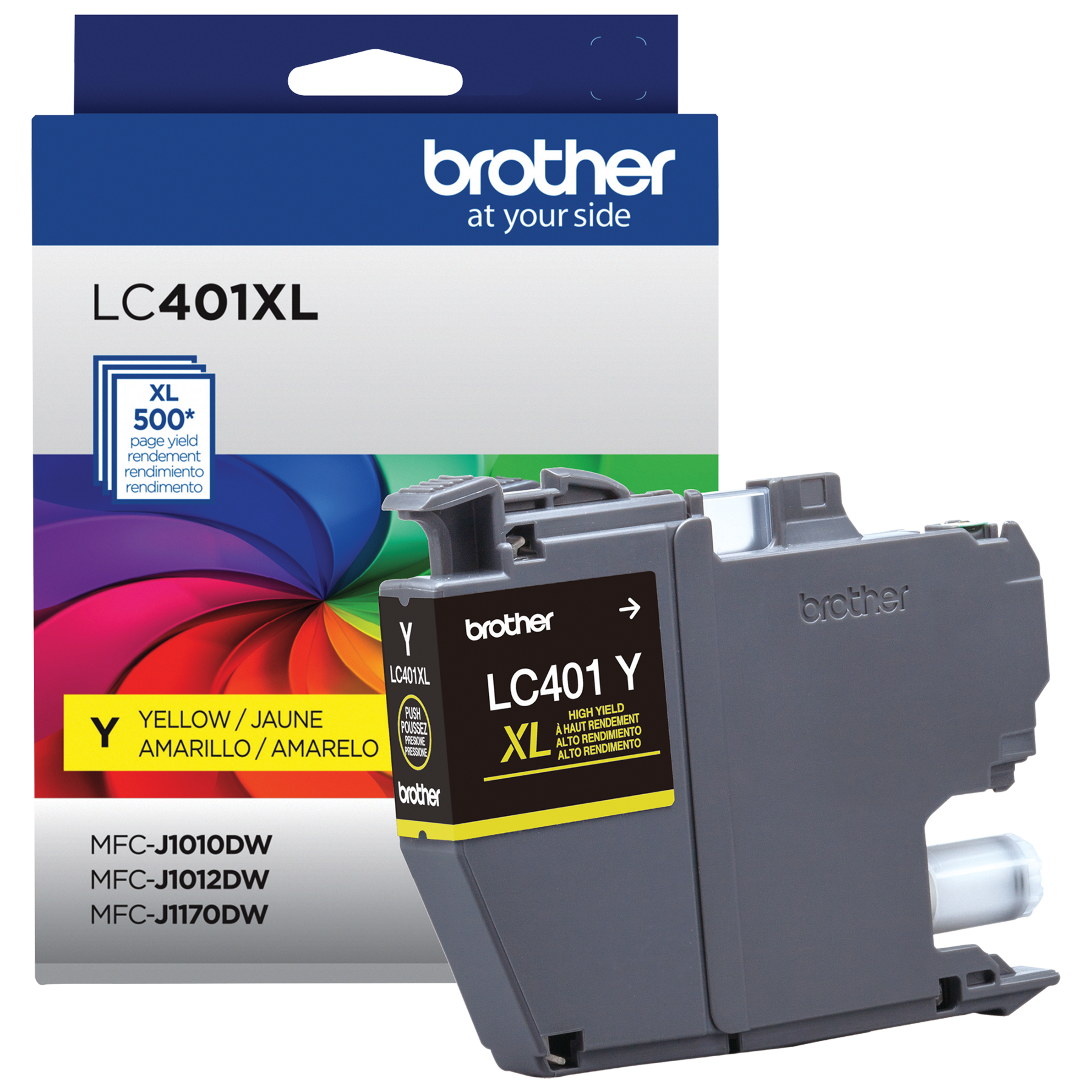 Brother Genuine LC401XLYS High-Yield Yellow Ink Cartridge