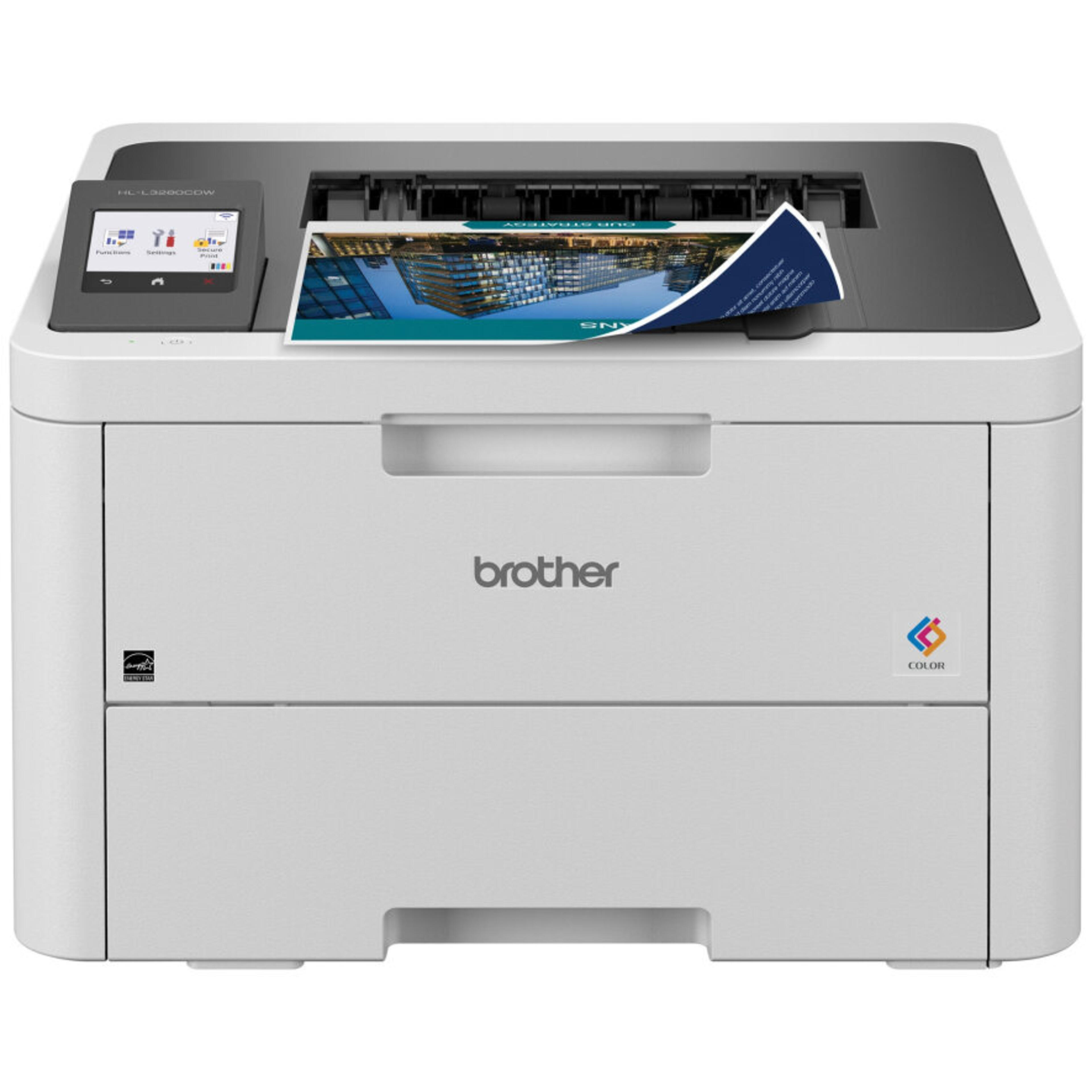 Brother HL-L3280CDW Wireless Compact Digital Colour Printer with Laser Quality Output, Duplex and Mobile Printing, & Ethernet