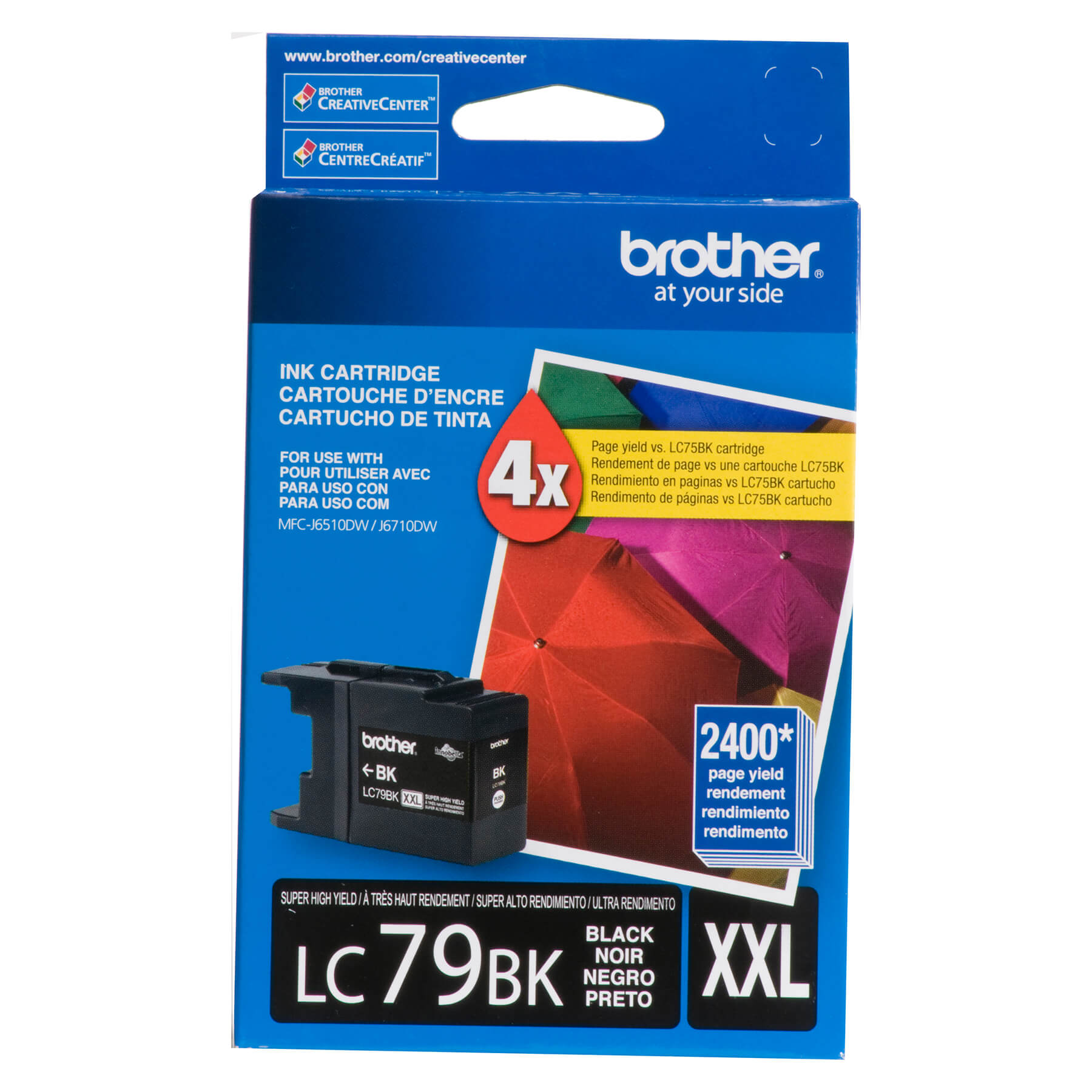 Brother LC79BKS Innobella Black Ink Cartridge, Super High Yield