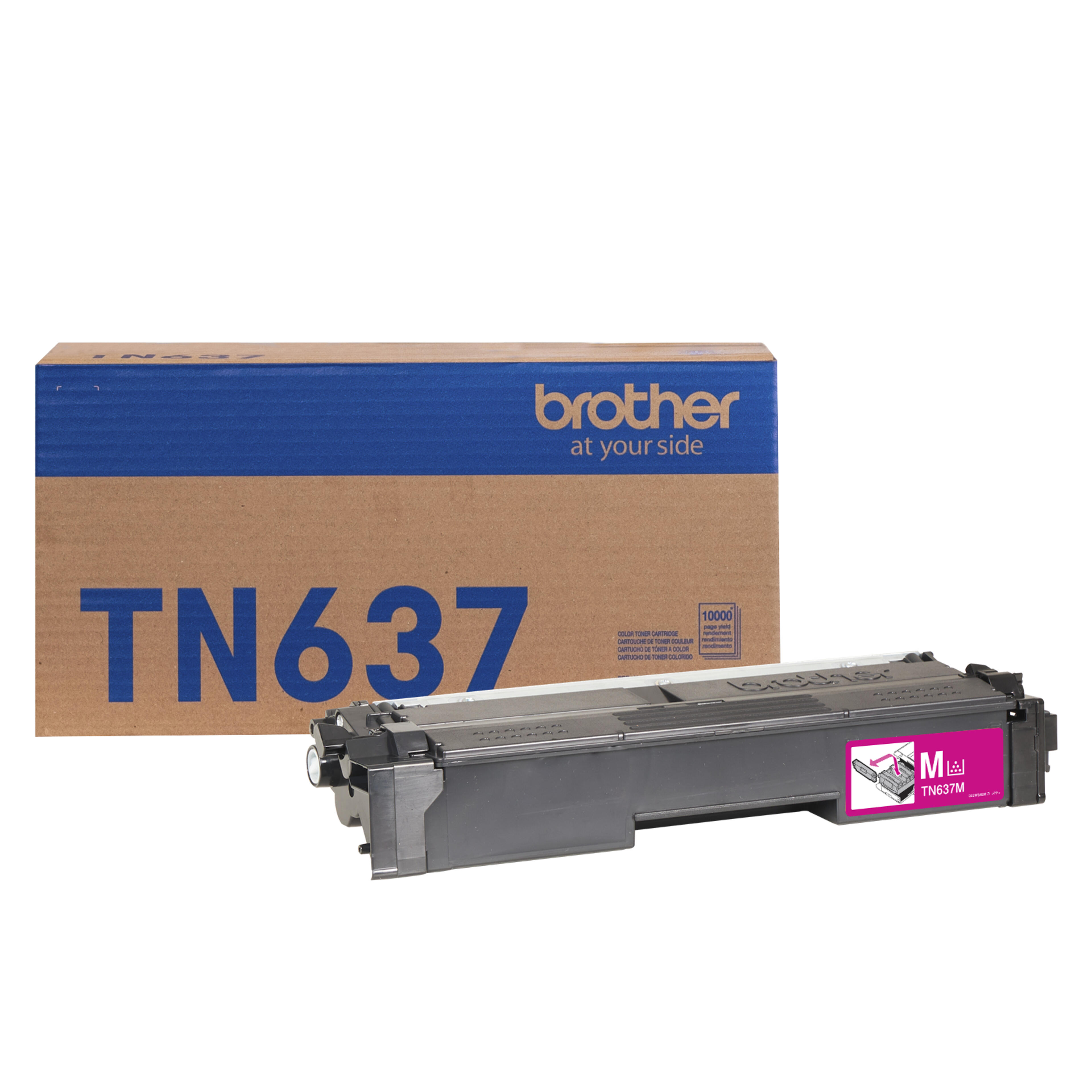 Brother Genuine TN637M Ultra High Yield Magenta Toner Cartridge