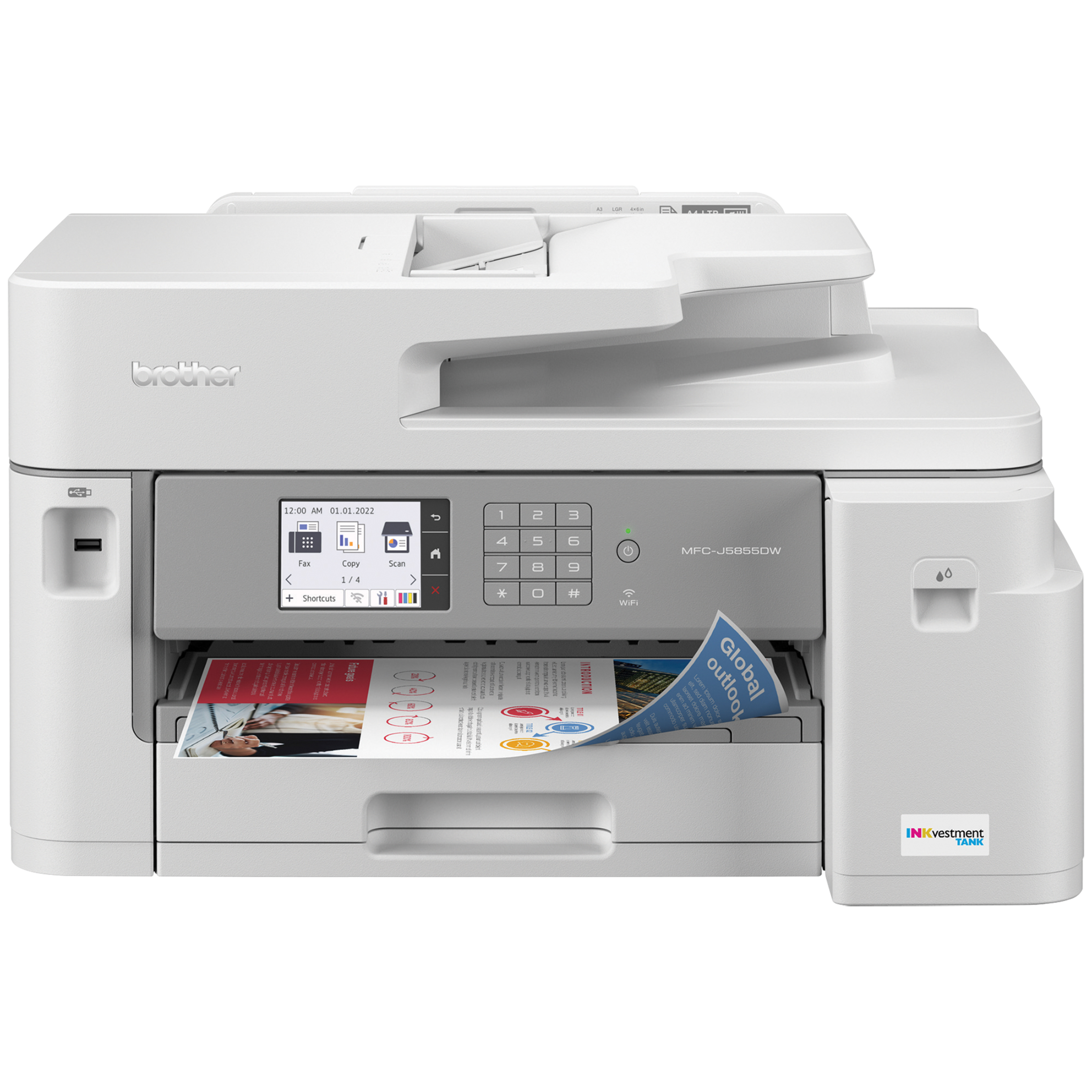 Brother INKvestment MFC-J5855DW All-in-One Professional A3 Colour Inkjet Printer