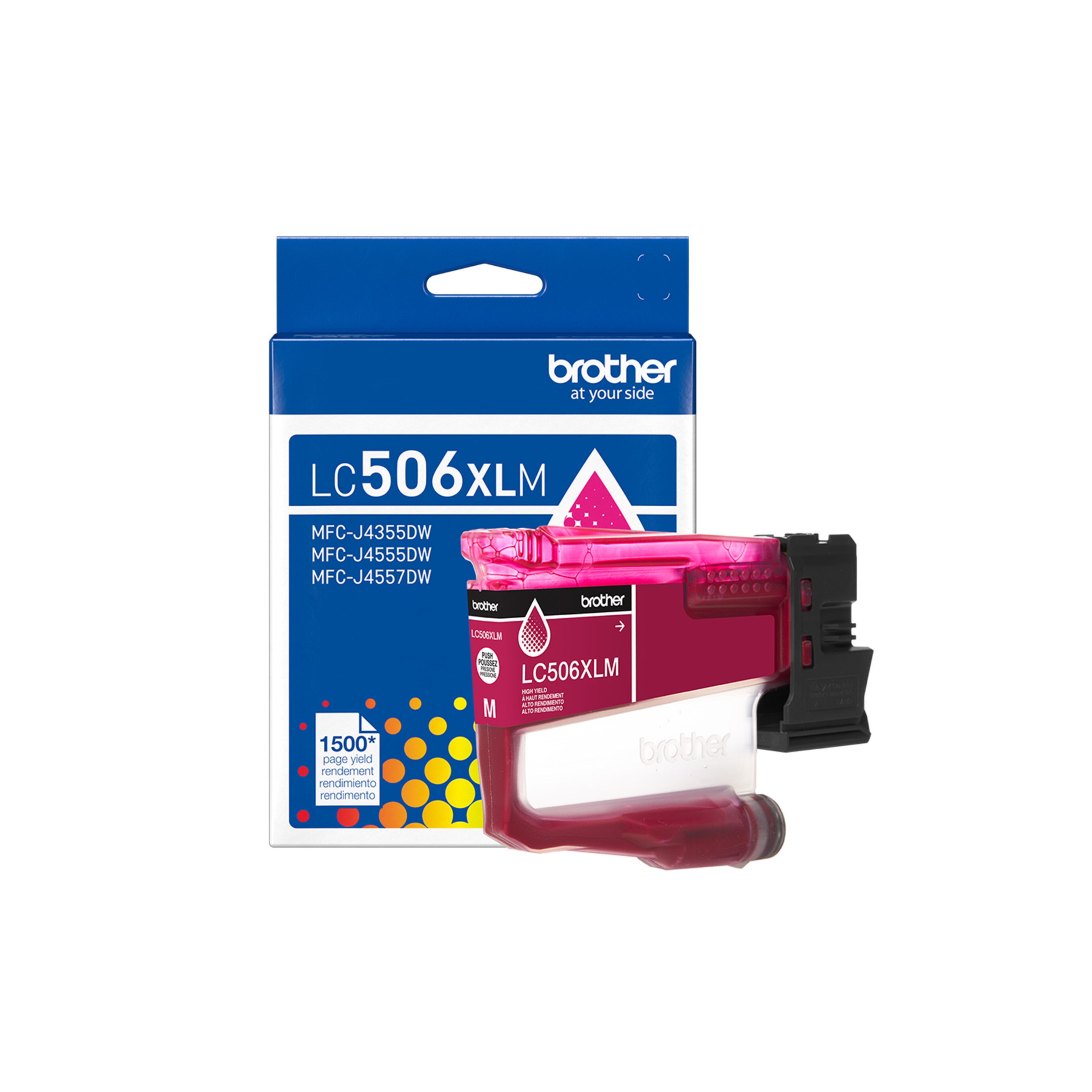 Brother Genuine LC506XLMS High Yield Magenta Ink Cartridge