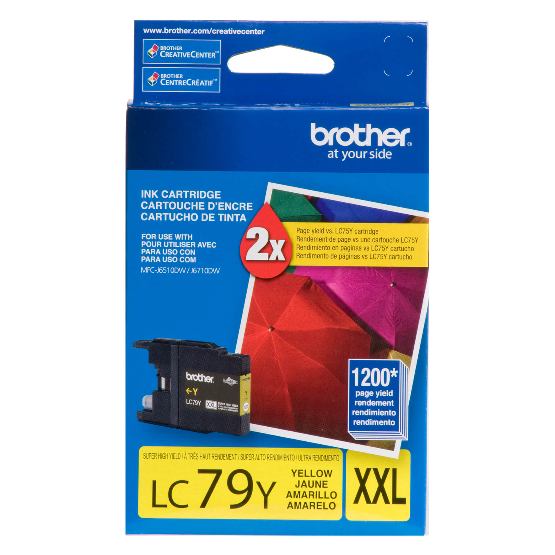 Brother LC79YS Innobella Yellow Ink Cartridge, Super High Yield
