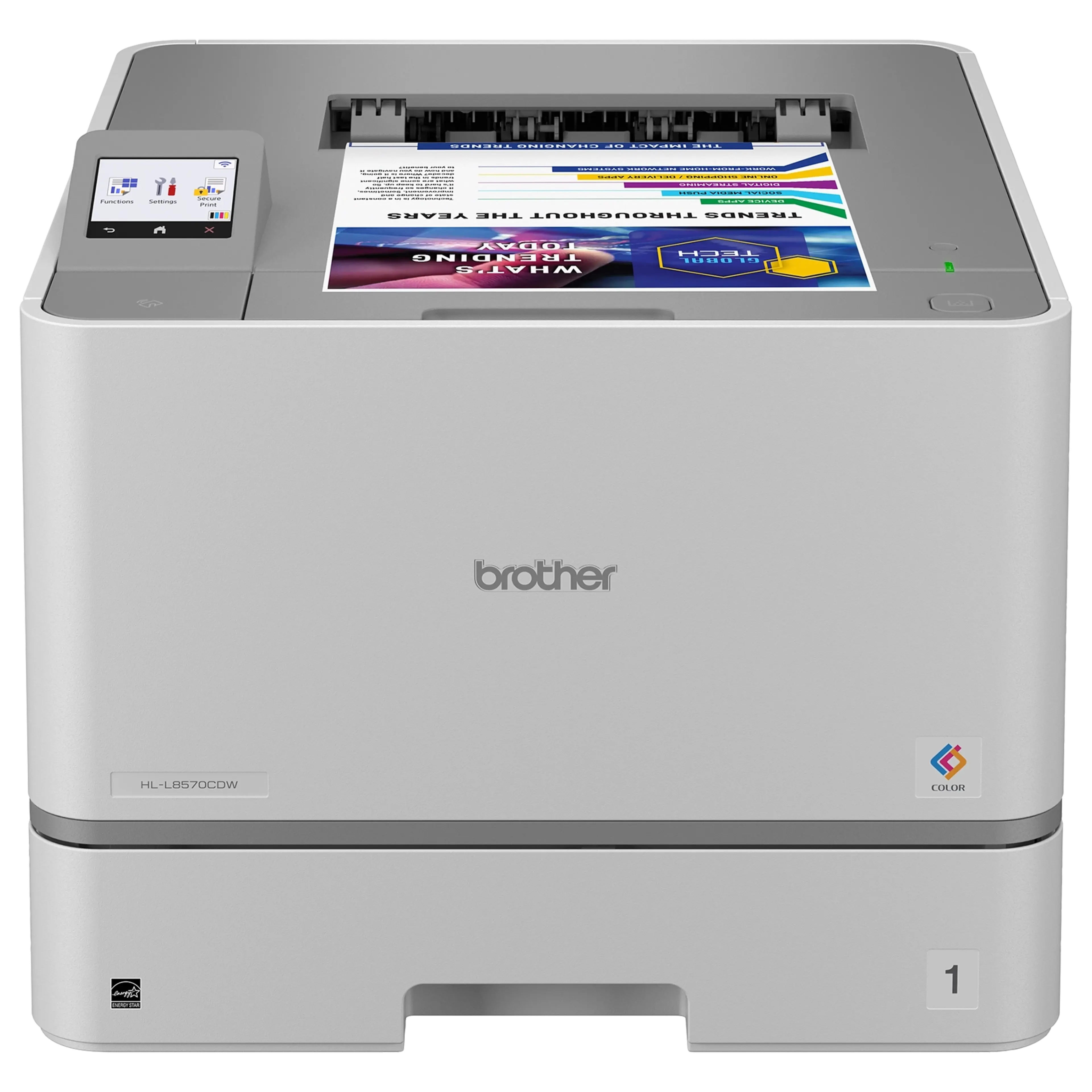 Brother HL-L8570CDW Business Colour Laser Printer with Advanced Security Features and Low Total Cost of Ownership
