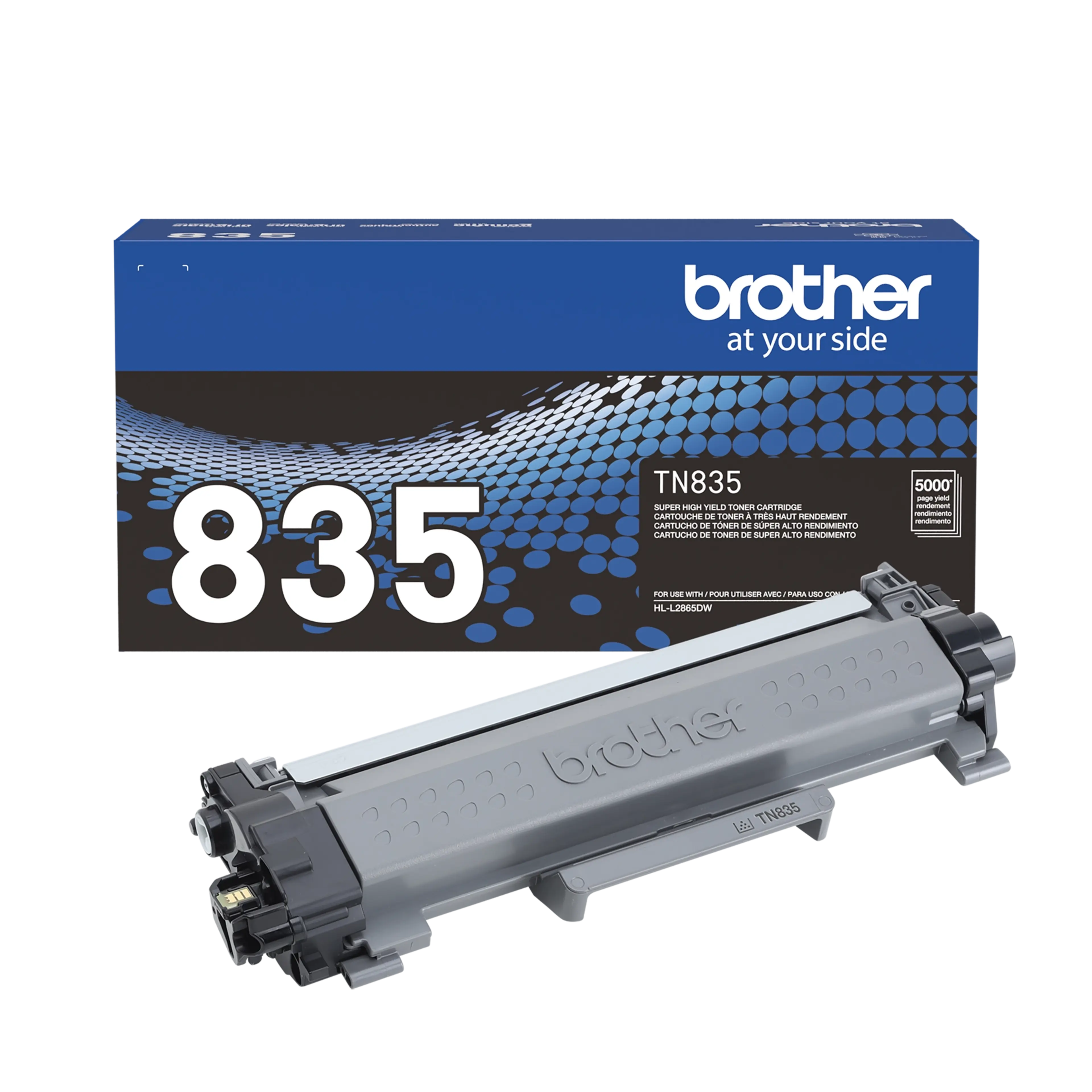 Brother Genuine TN835 Super High-Yield Black Toner Cartridge (up to 5,000 pages)