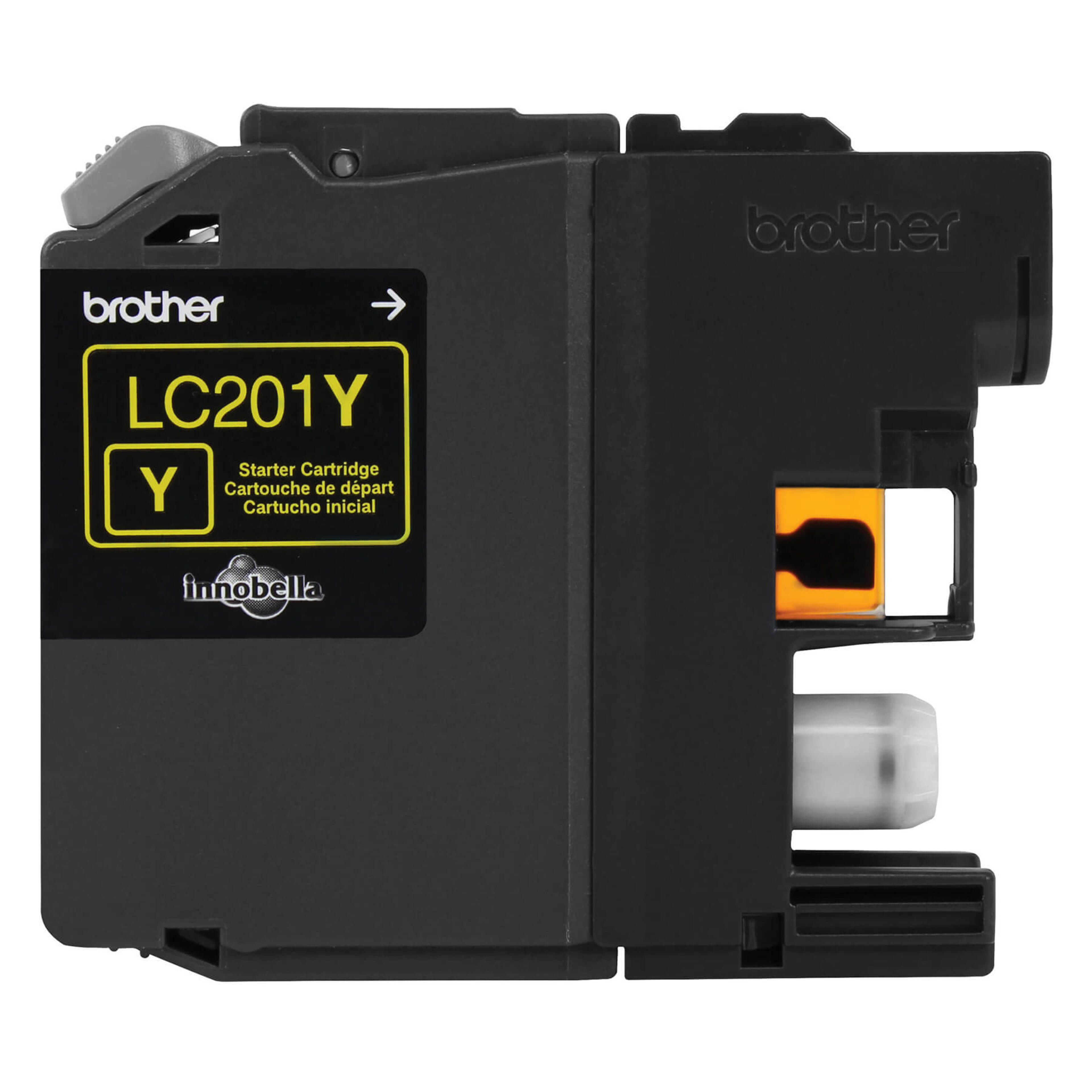 Brother LC201YS Innobella Yellow Ink Cartridge, Standard Yield
