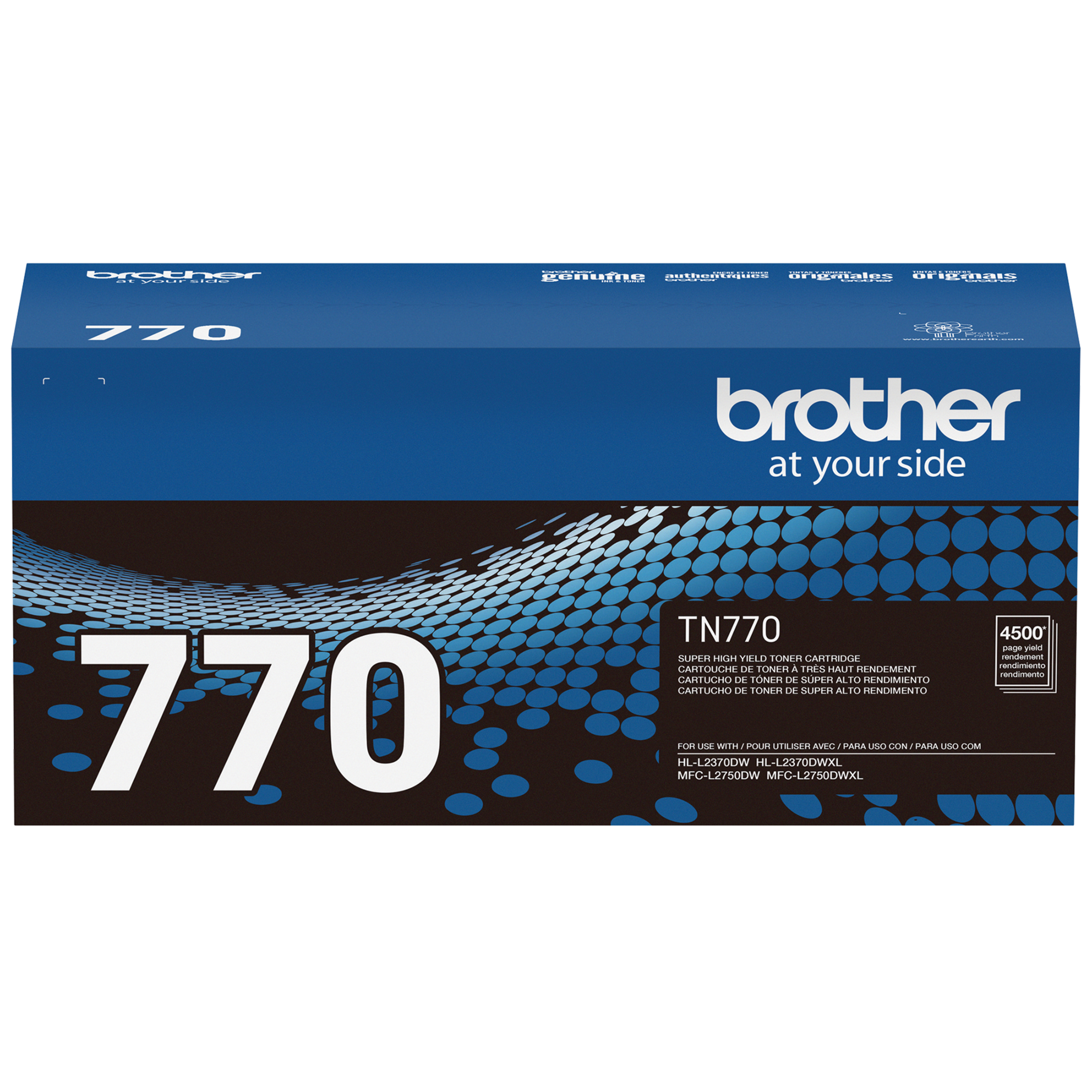 Brother Genuine TN770 Super High-Yield Black Toner