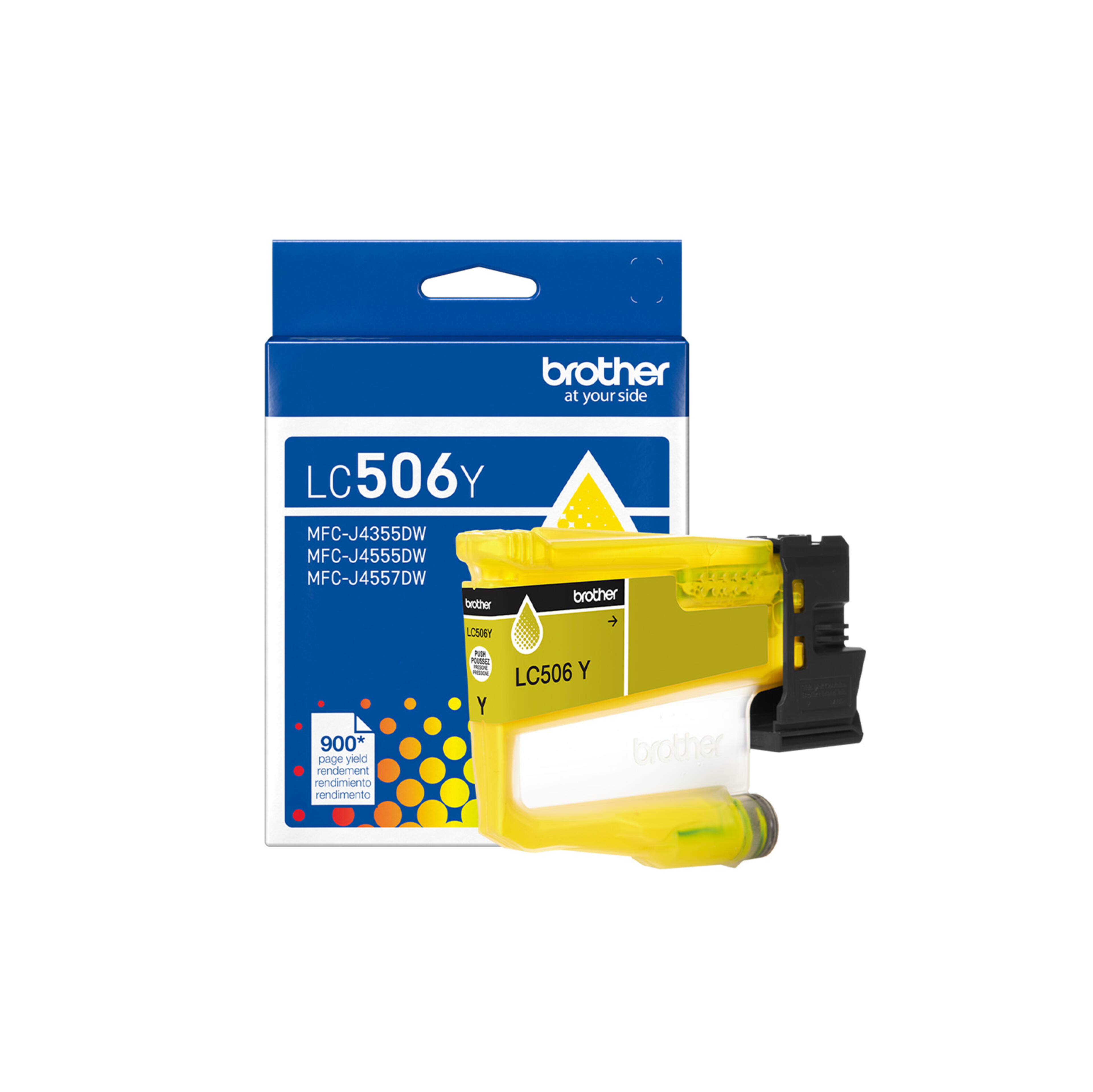 Brother Genuine LC506YS Standard Yield Yellow Ink Cartridge