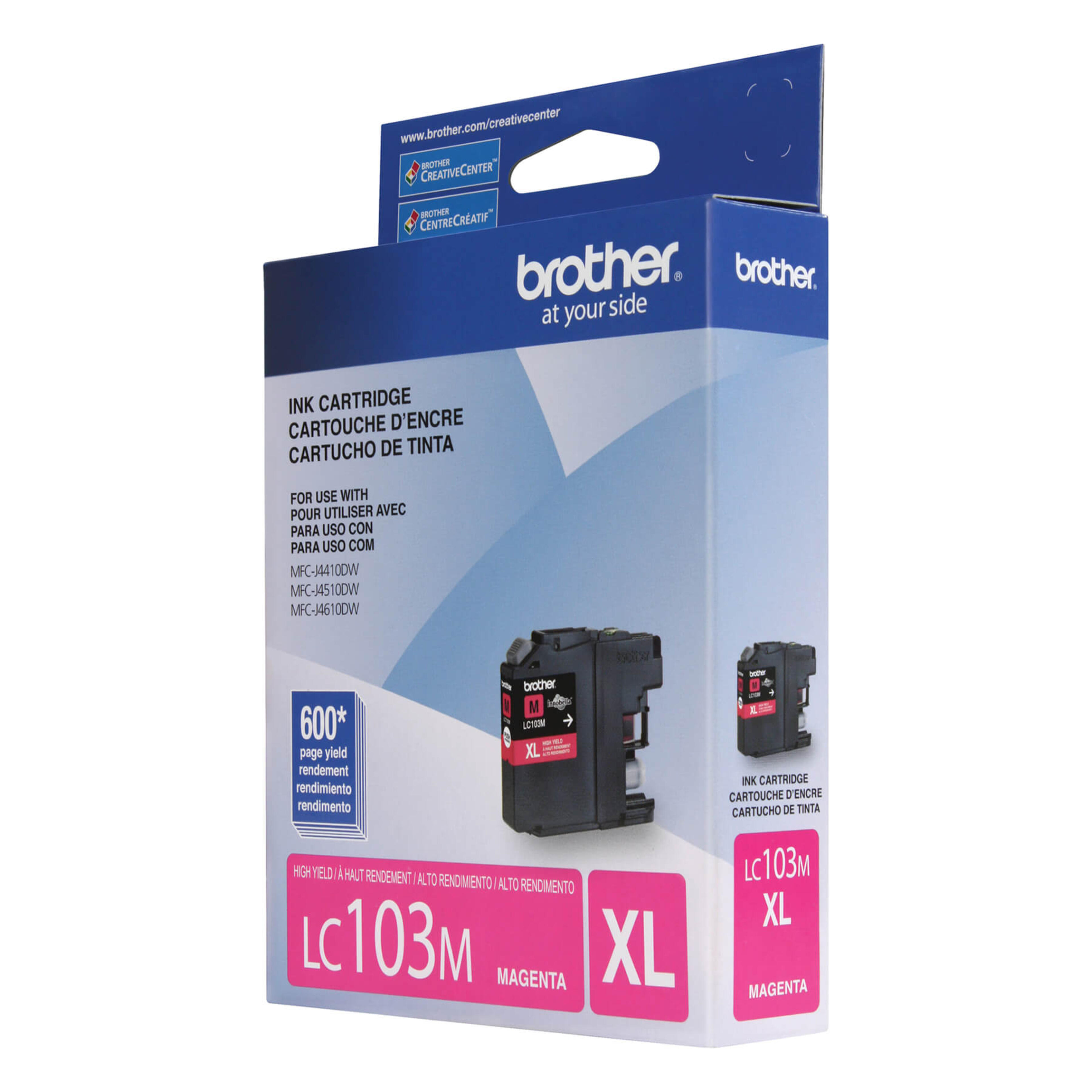 Brother LC103MS Innobella Magenta Ink Cartridge, High Yield (XL Series)