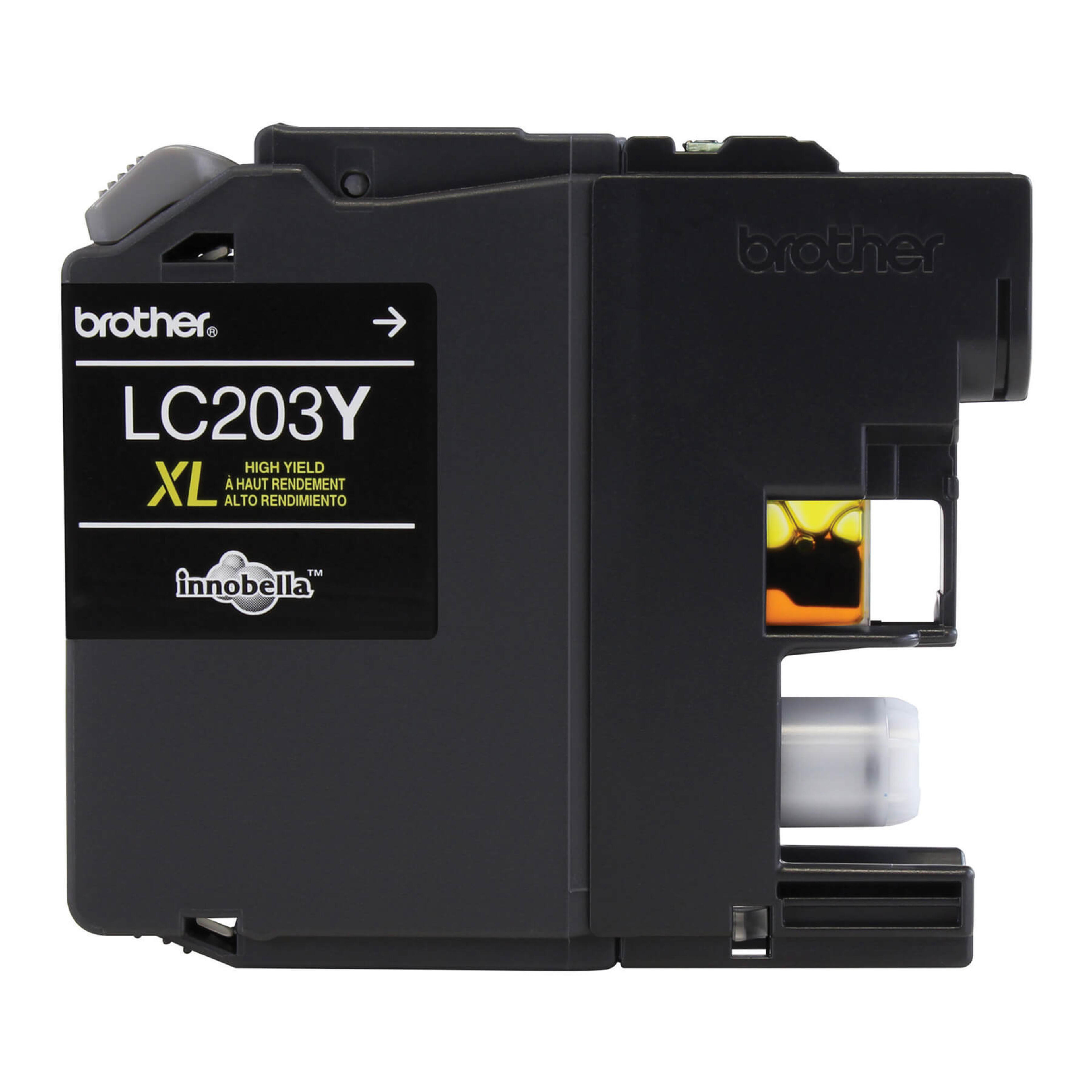 Brother LC203YS Innobella Yellow Ink Cartridge, High Yield (XL Series)