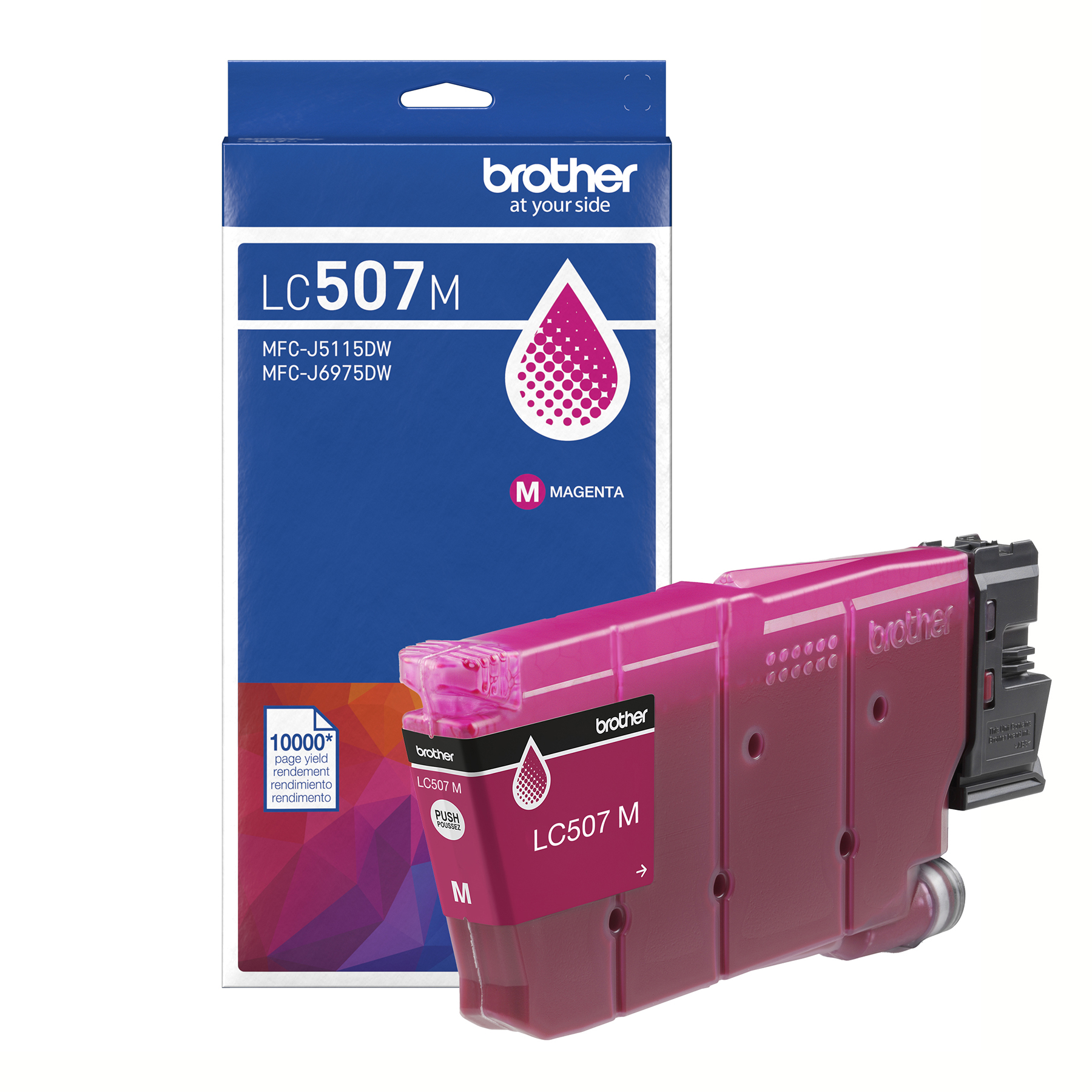Brother Genuine LC507M Ultra High Yield Magenta Ink Cartridge
