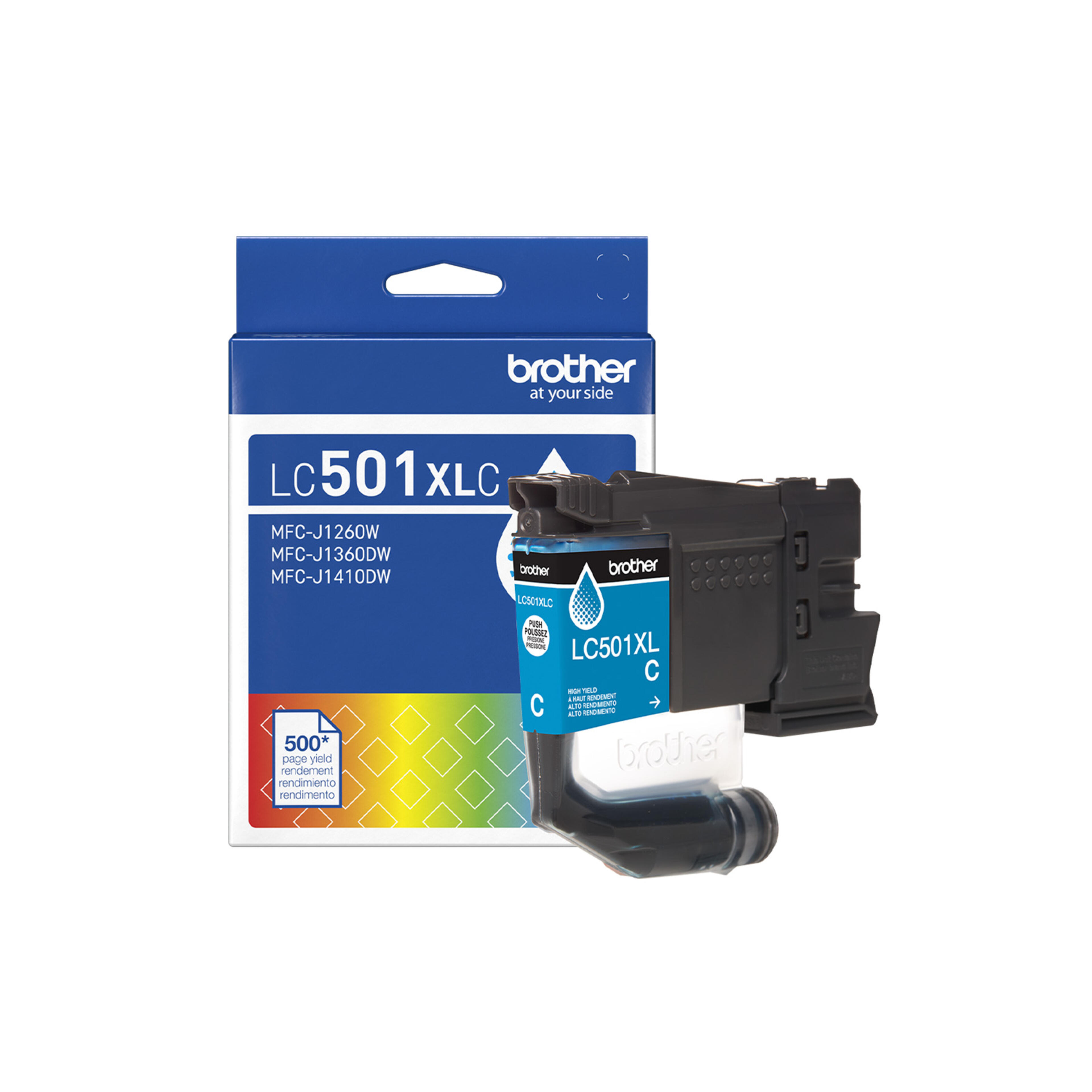 Brother Genuine LC501XLCS High Yield Cyan Ink Cartridge