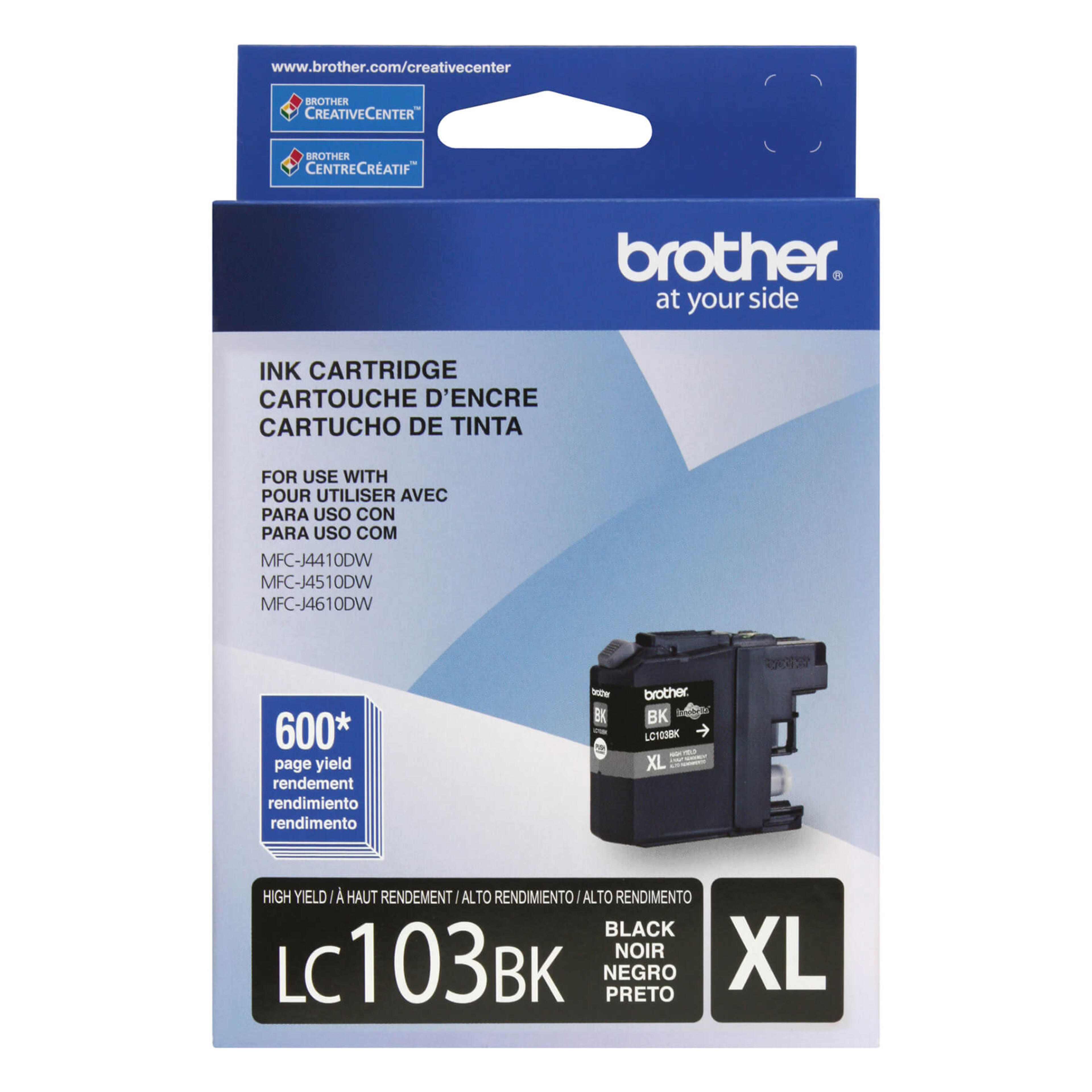 Brother LC103BKS Innobella Black Ink Cartridge, High Yield (XL Series)