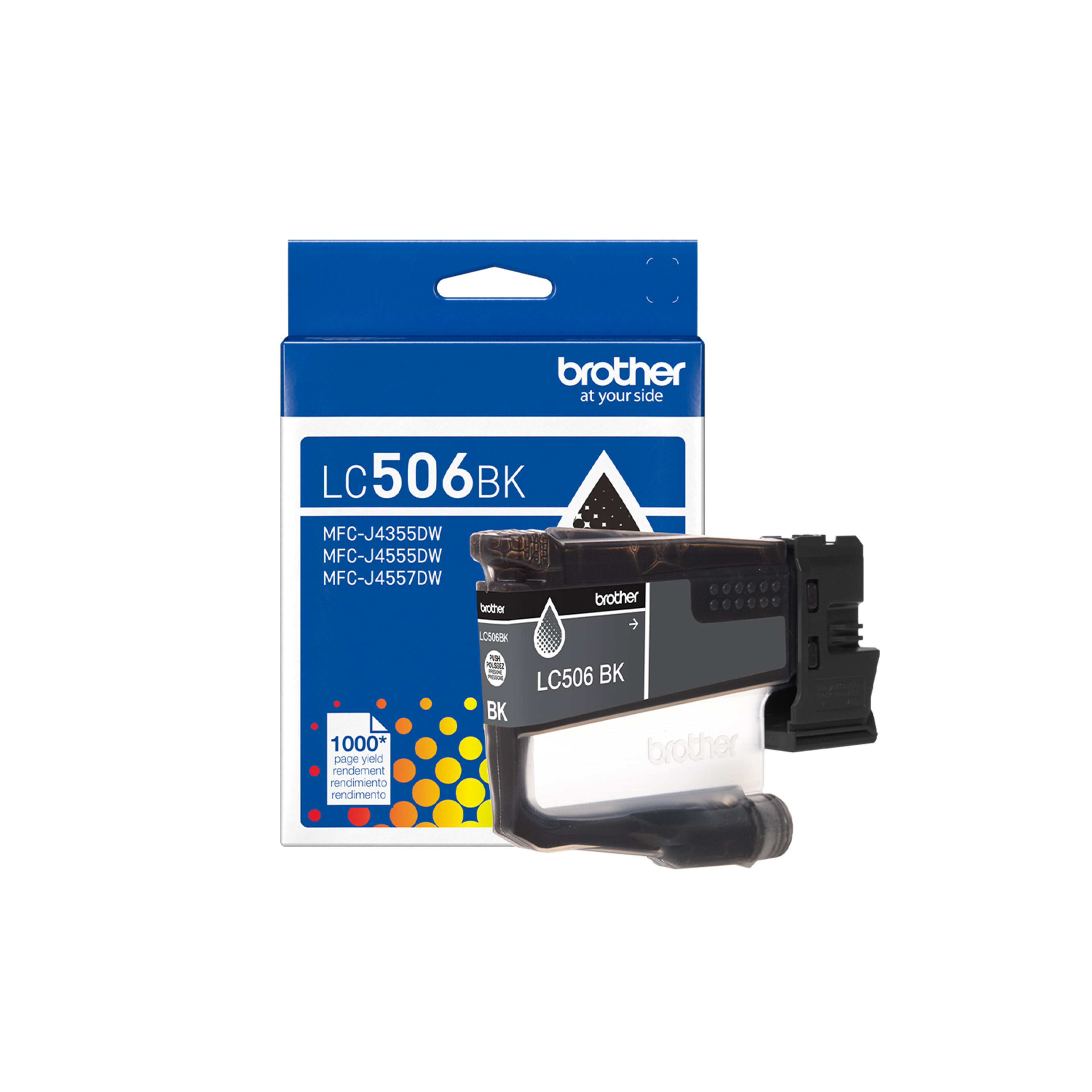 Brother Genuine LC506BKS Standard Yield Black Ink Cartridge