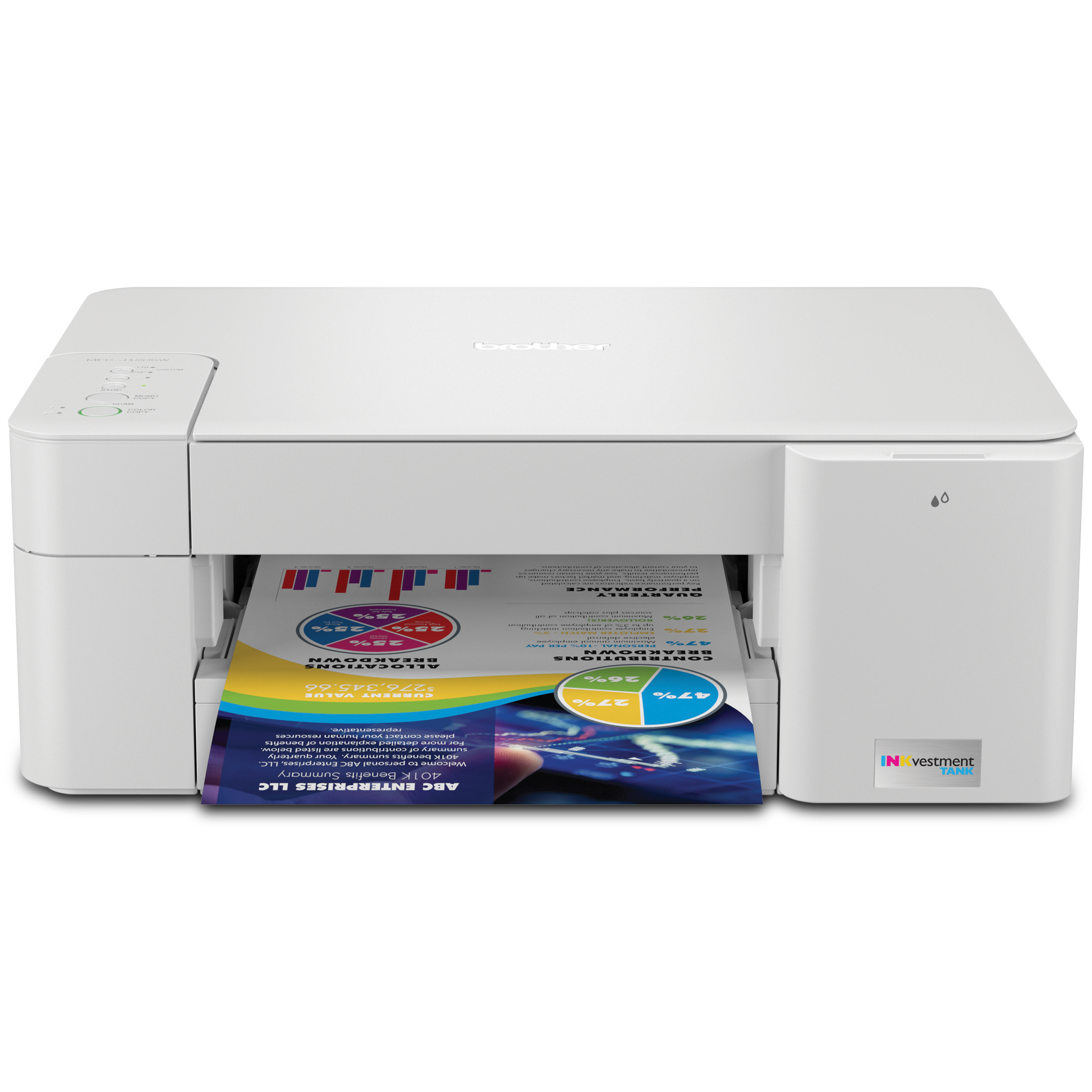 Brother INKvestment MFC-J1205W Multifunction Colour Inkjet Printer with Mobile-First Printing