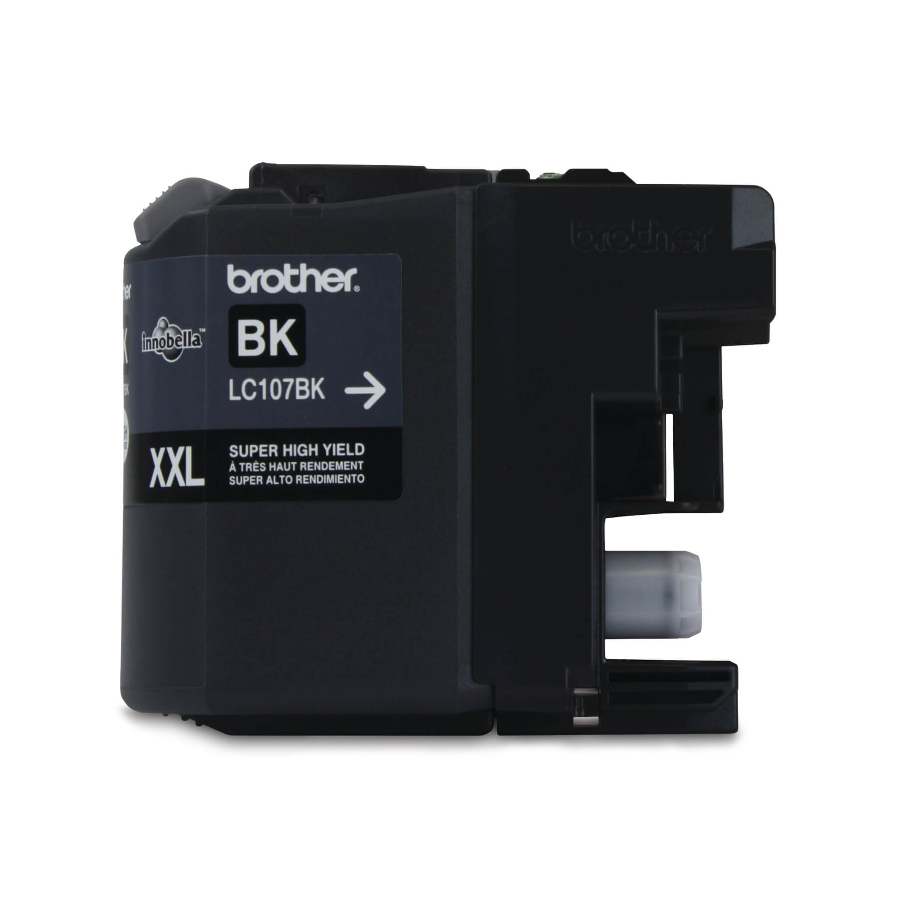 Brother LC107BKS Innobella Black Ink Cartridge, Super High Yield (XXL Series)