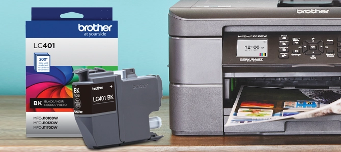 LC401BKS - High-quality inkjet printing