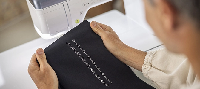 Bibliothèque de points de couture intégrés