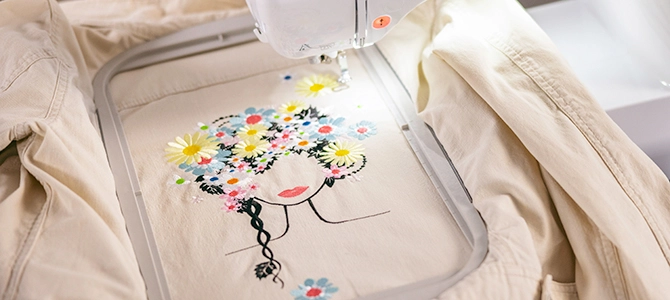 Large Embroidery Area