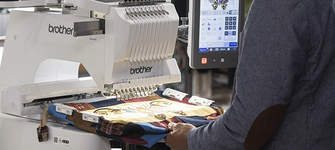 Expansive Embroidery Area