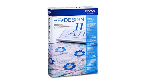Brother PEDESIGN11 embroidery and sewing digitizing software